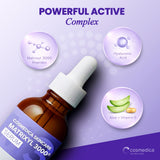 Cosmedica Skincare Matrixyl 3000 Peptide Serum with Hyaluronic Acid | Hydrating Lightweight Face Serum for Sensitive Skin | Firming Serum with Aloe Vera Vitamin E | 2oz.