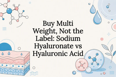 Buy Multi Weight, Not the Label: Sodium Hyaluronate vs Hyaluronic Acid