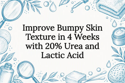 Improve Bumpy Skin Texture in 4 Weeks with 20% Urea and Lactic Acid