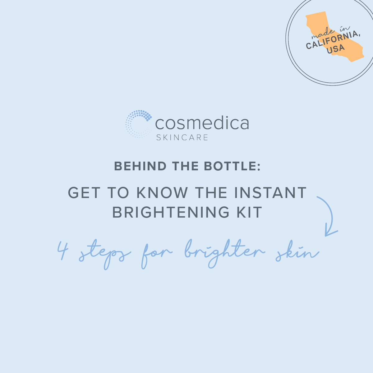 Behind the Bottle: Get To Know The Instant Brightening Kit