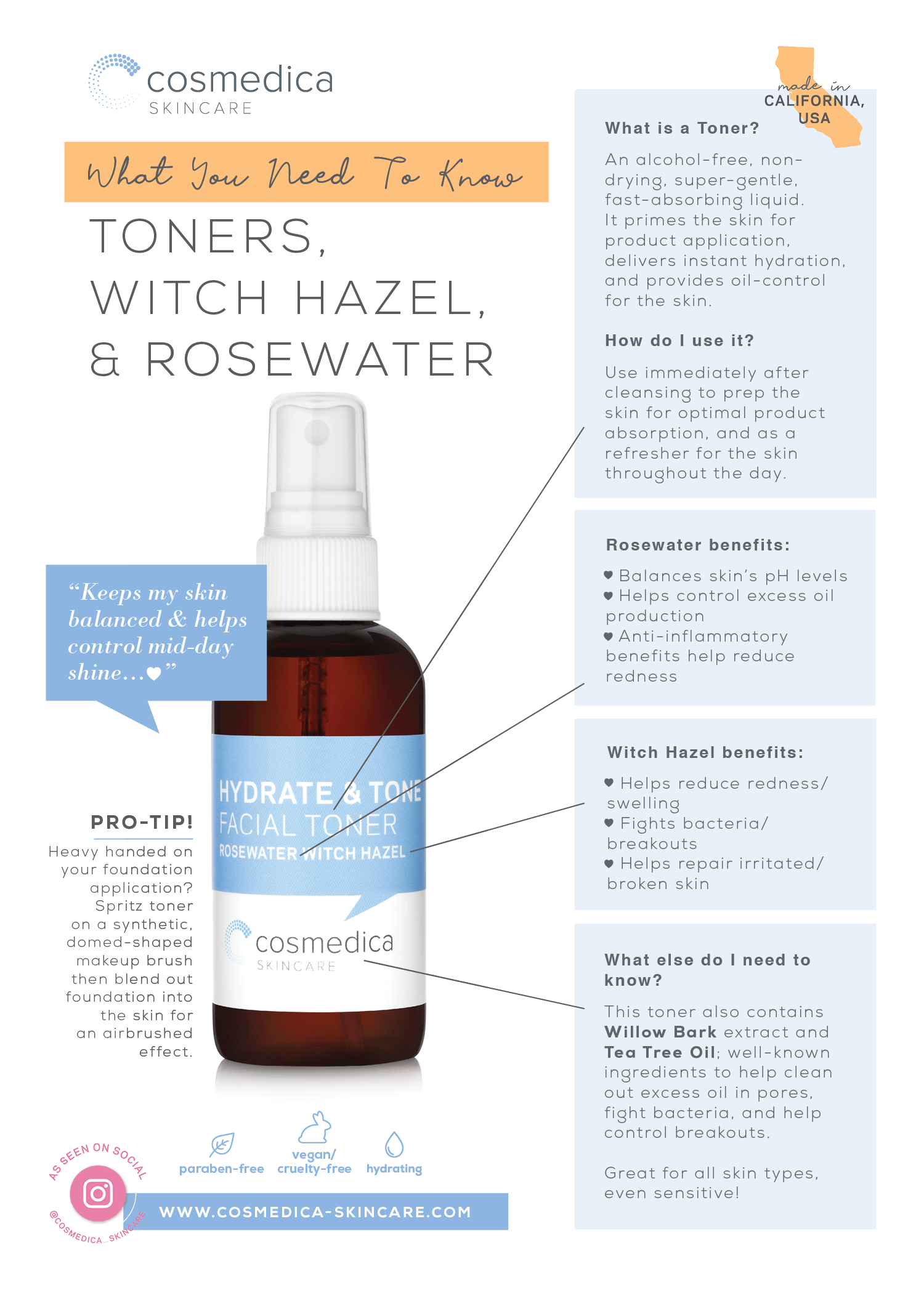 Toner, Rosewater, & Witch Hazel: What You Need To Know