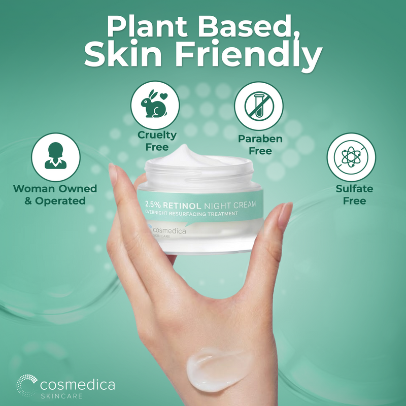 Retinol Night Cream | Anti Aging Products | Clean Skin – Cosmedica