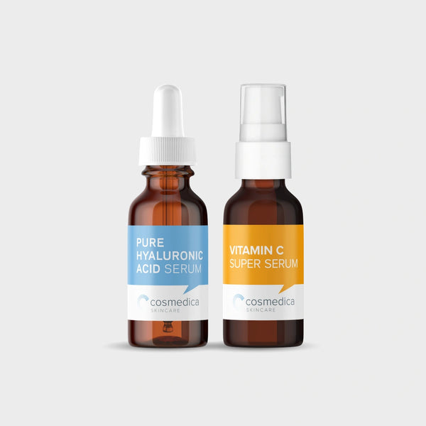 Hyaluronic + Vitamin C Serum Set