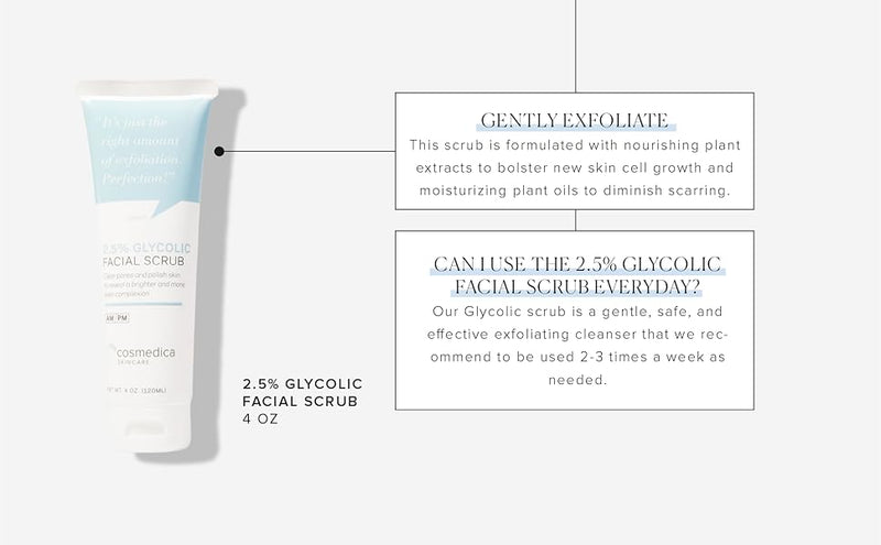 2.5% Glycolic Facial Scrub
